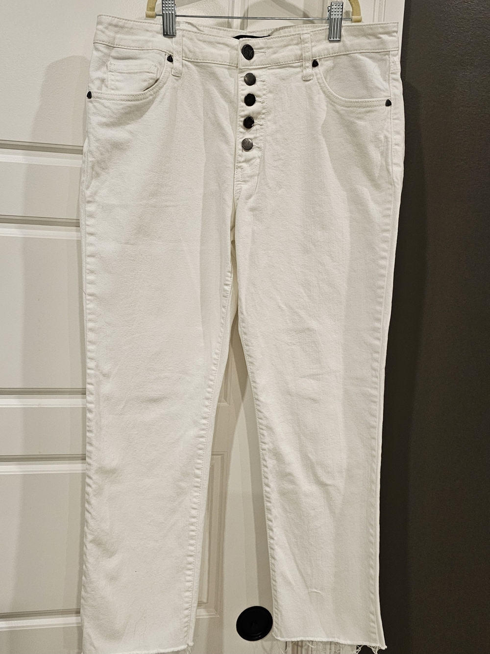 KUT from the Kloth Reese High Rise Ankle Straight Leg Jeans